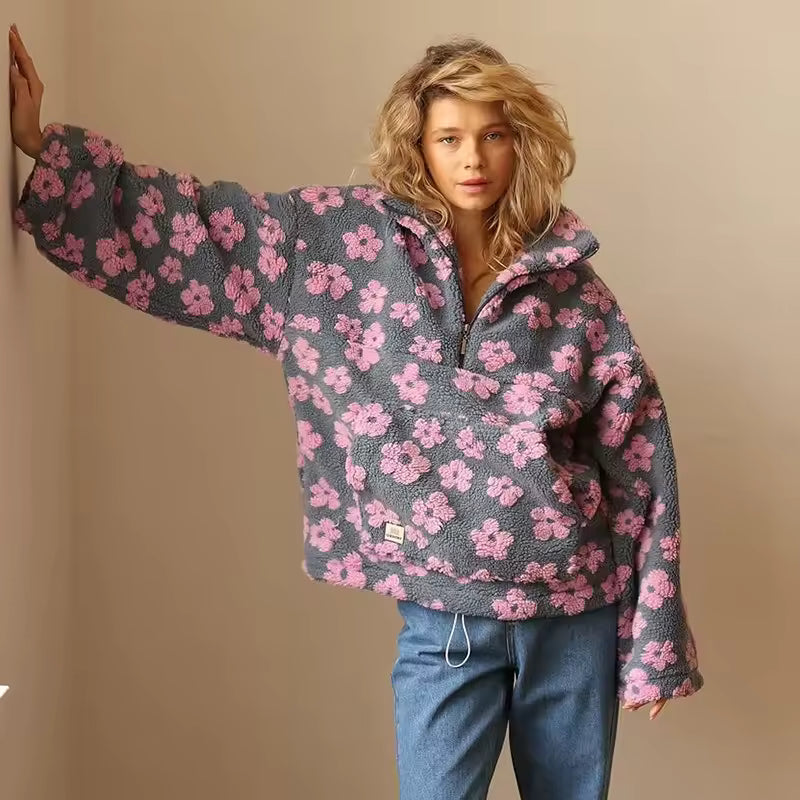 Daisy | Blumen Strickjacke