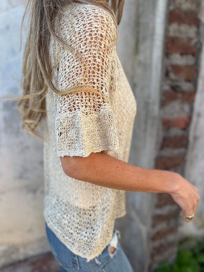Ivonie™ | Elegantes Texturiertes Top