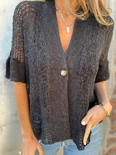 Ivonie™ | Elegantes Texturiertes Top