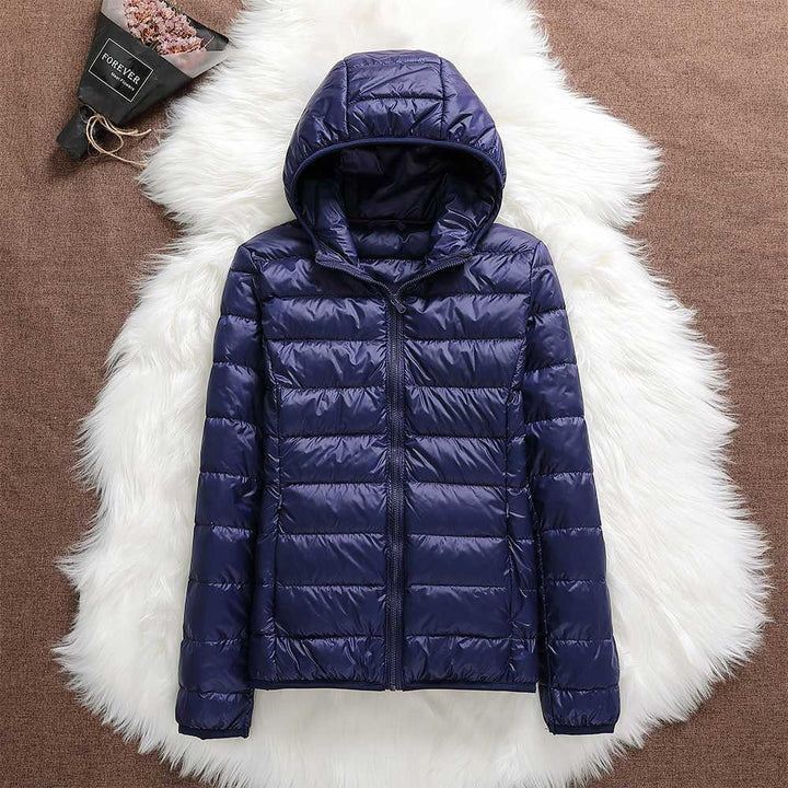 Ursula - Ultraleichte wattierte Jacke mit Kapuze