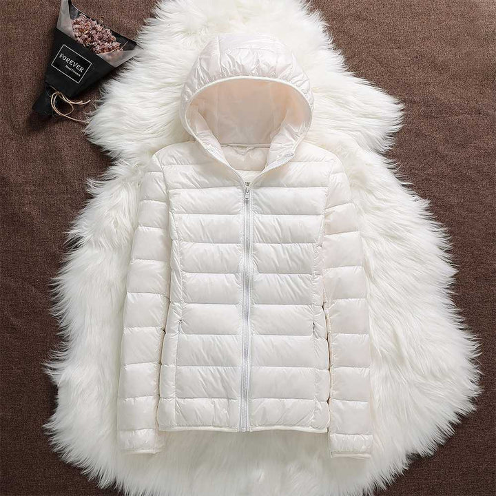 Ursula - Ultraleichte wattierte Jacke mit Kapuze