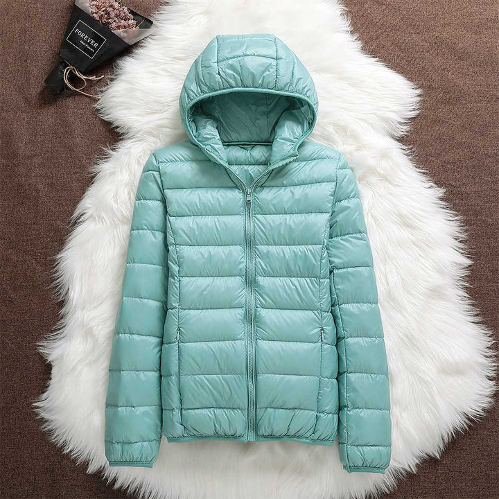 Ursula - Ultraleichte wattierte Jacke mit Kapuze