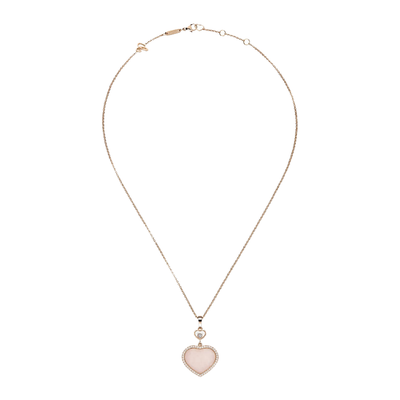 Collana con cuore - Rosa/Oro rosa