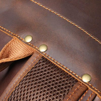 BIEFELD | Brauner Lederrucksack