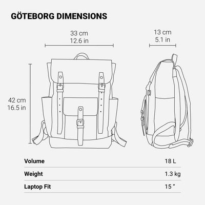 GRANADA | Vintage Laptop-Rucksack