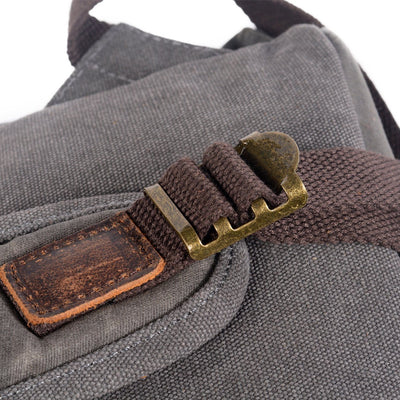 SALZBURG | Leinen-Leder-Rucksack