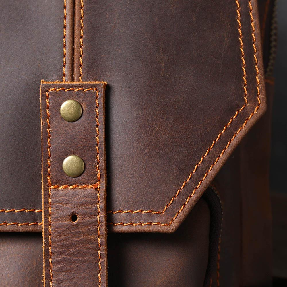 BIEFELD | Brauner Lederrucksack