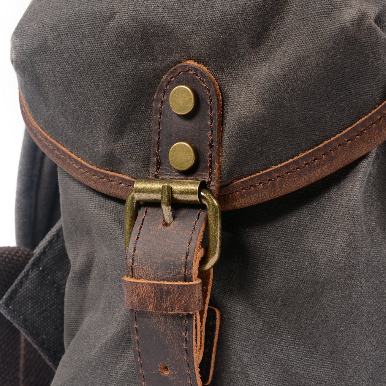 SALZBURG | Leinen-Leder-Rucksack