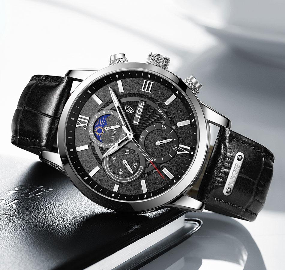 Klassische | Lederarmband Uhr