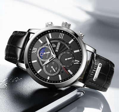 Klassische | Lederarmband Uhr