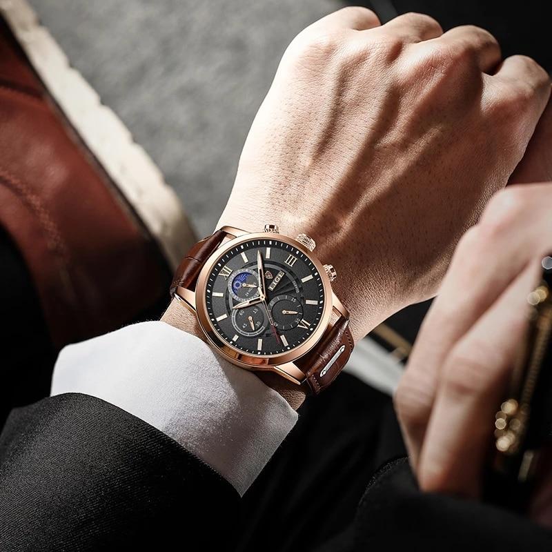 Klassische | Lederarmband Uhr