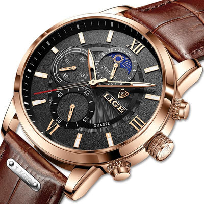 Klassische | Lederarmband Uhr