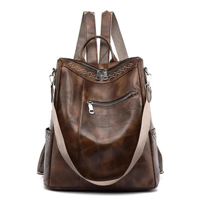 Martine | Rucksack aus Vintage-Leder