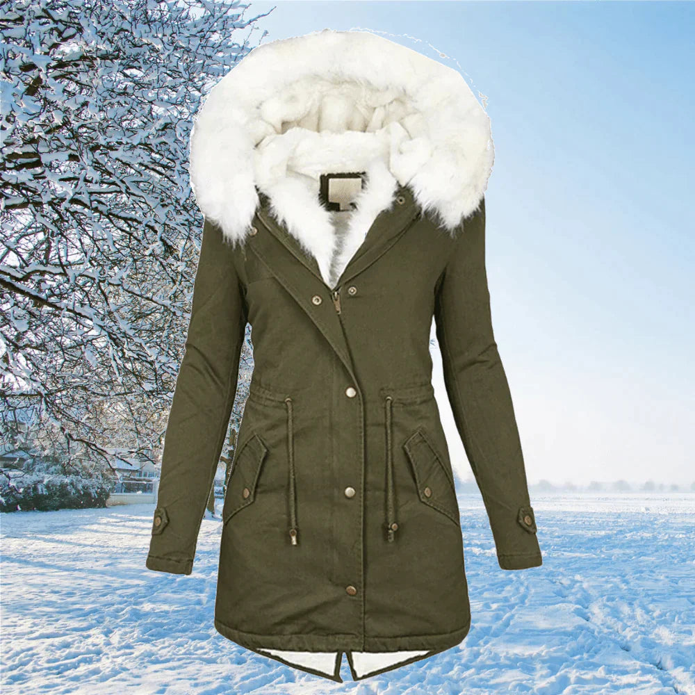 Anna® - Wintermantel mit Wollpelz-Futter
