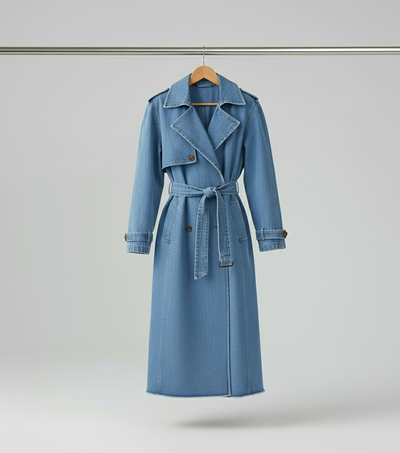 Le Bleu - Denim Trench Coat
