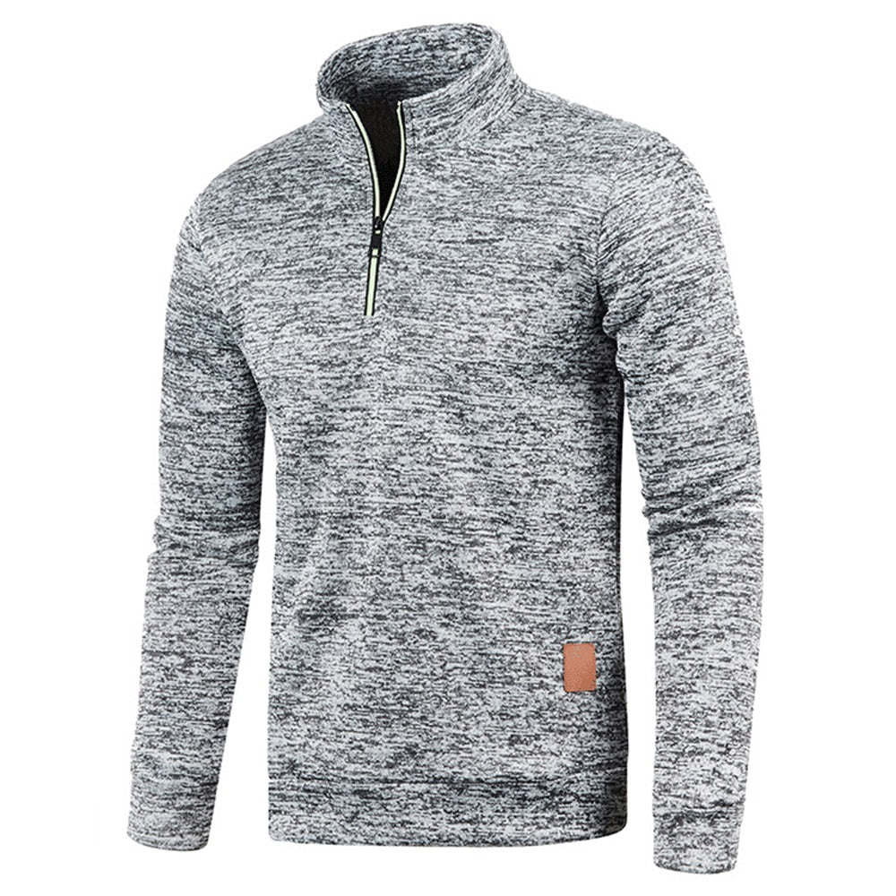 Bjorn | Comodo maglione da uomo con mezza zip