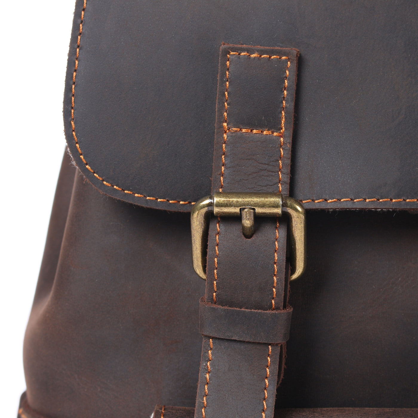 FLAM | Lederrucksack mit Kordelzug