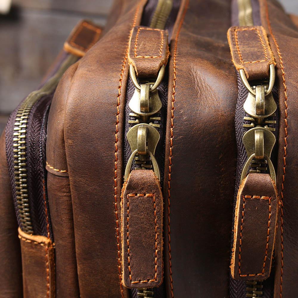 BIEFELD | Brauner Lederrucksack
