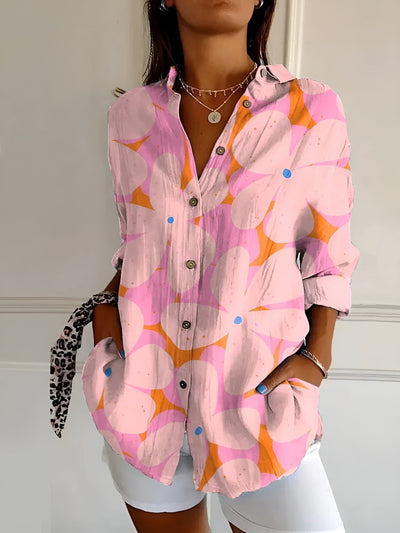 Roxane™ - Leichte Bluse mit Blumenmuster aus Baumwolle