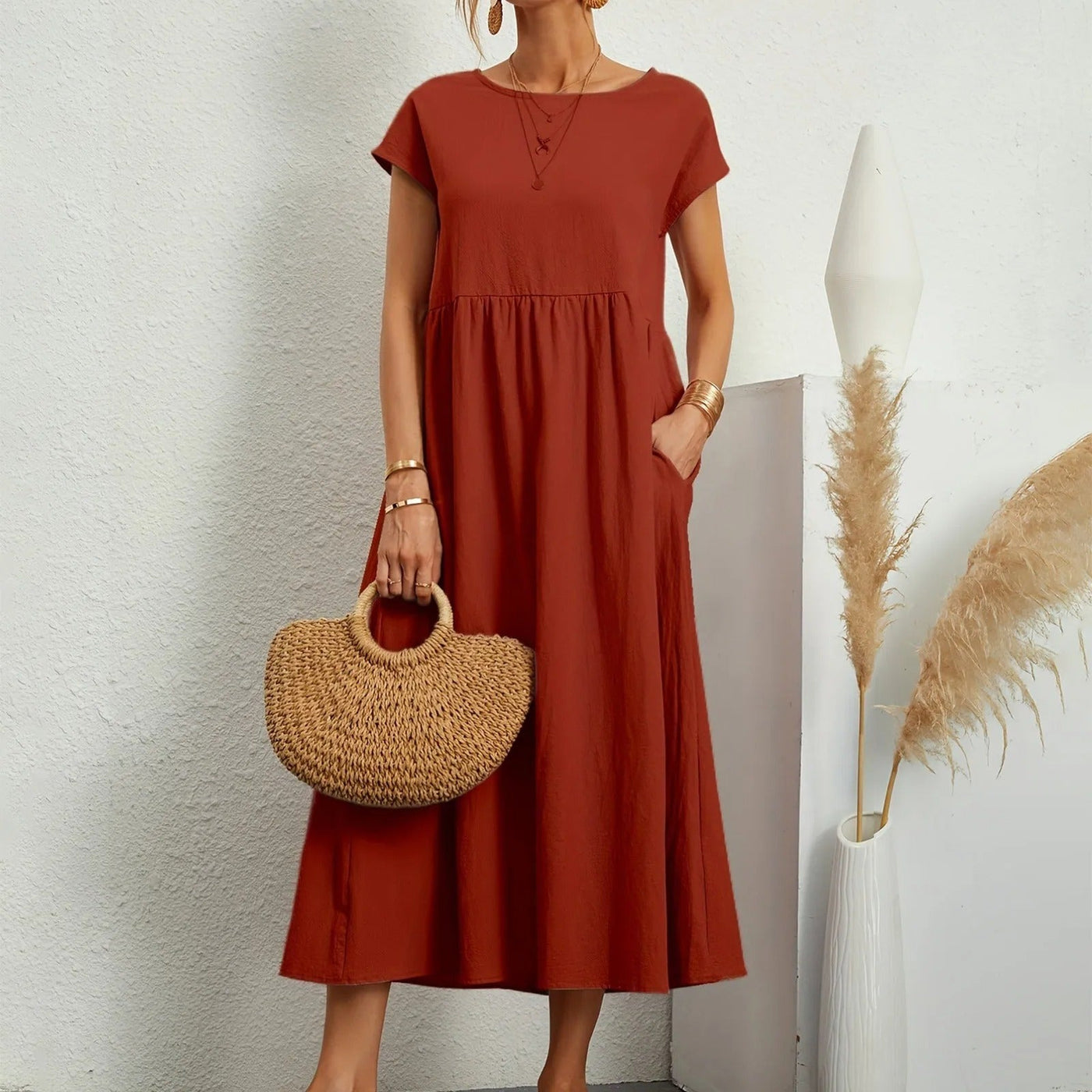 Catherine | Elegantes Essentials Kleid
