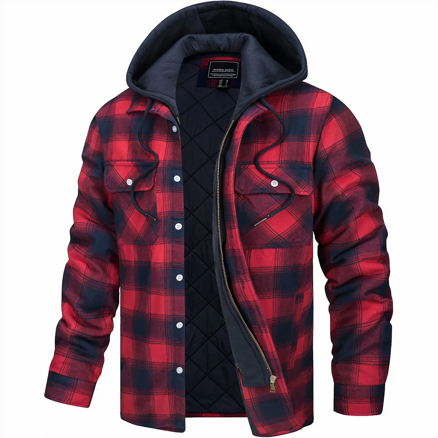 Tim® - Elegante cappotto invernale a quadri 