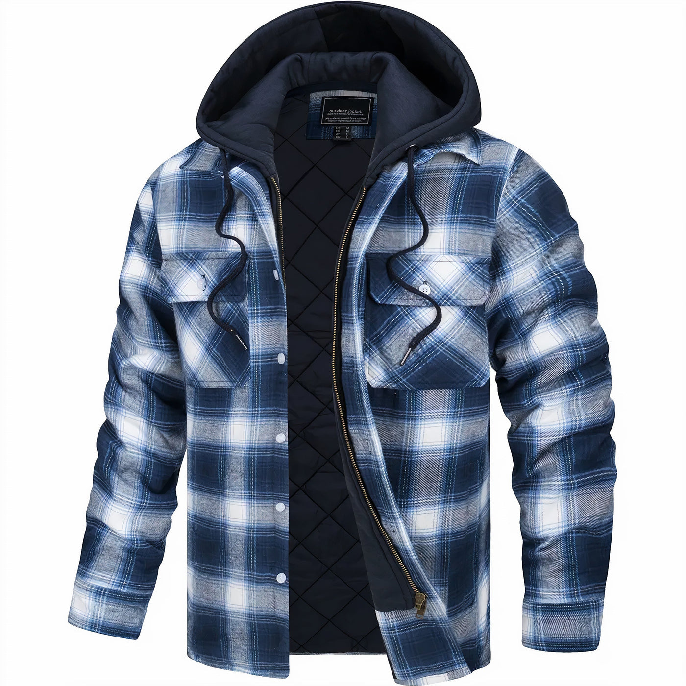 Tim® - Elegante cappotto invernale a quadri 