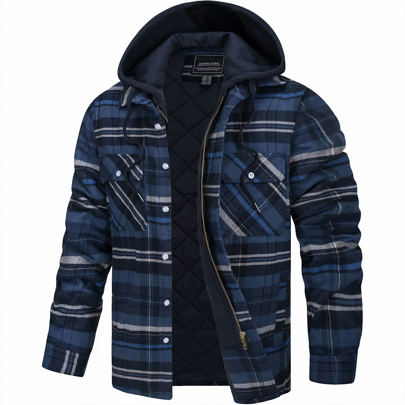 Tim® - Elegante cappotto invernale a quadri 
